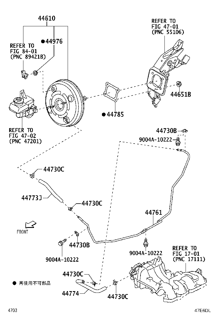 44774-B5050 HOSE, UNION TO CONNECTOR TUBE product image