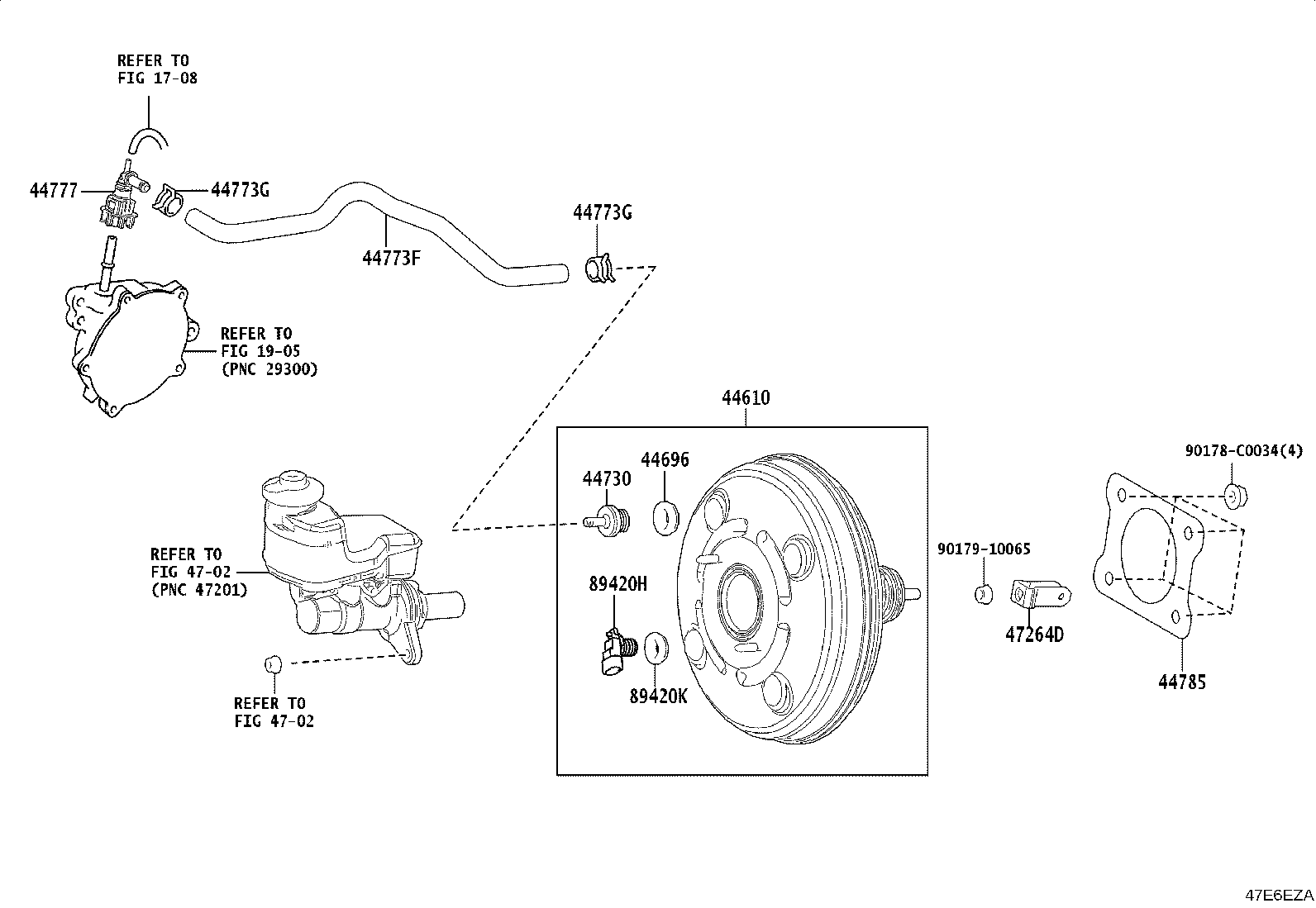 44773-06190 HOSE, UNION TO CHECK VALVE product image