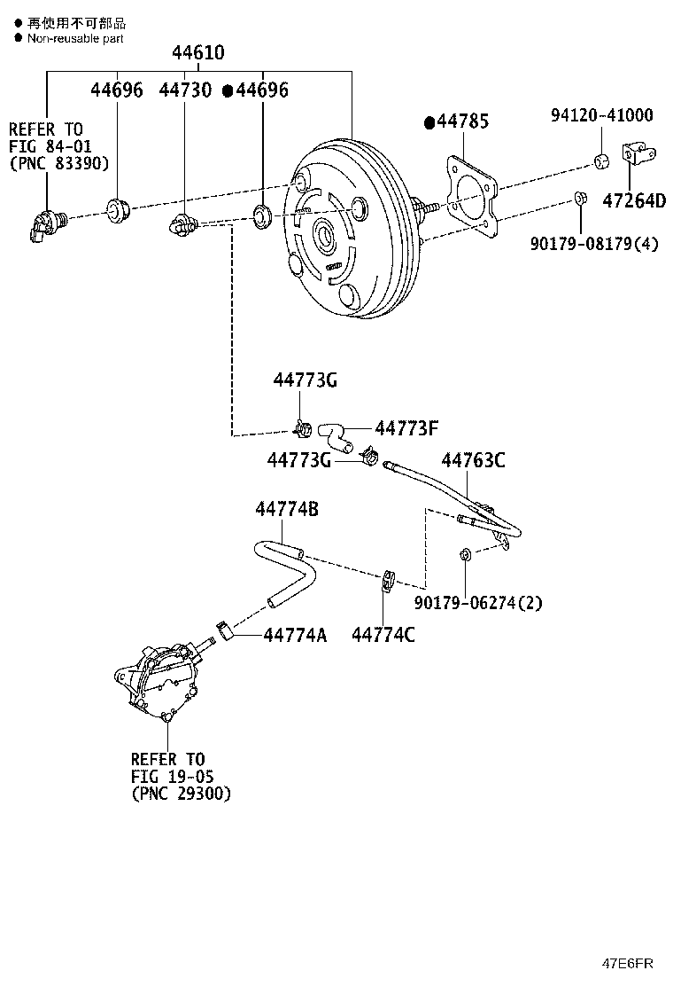 44610-68110 BOOSTER ASSY, BRAKE product image