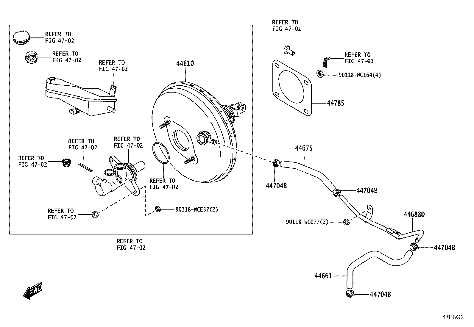 44774-WC010 TUBE, BOOSTER VACUUM product image