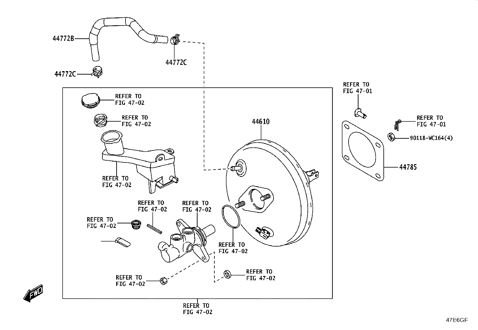 44610-WC034 BOOSTER ASSY, BRAKE product image
