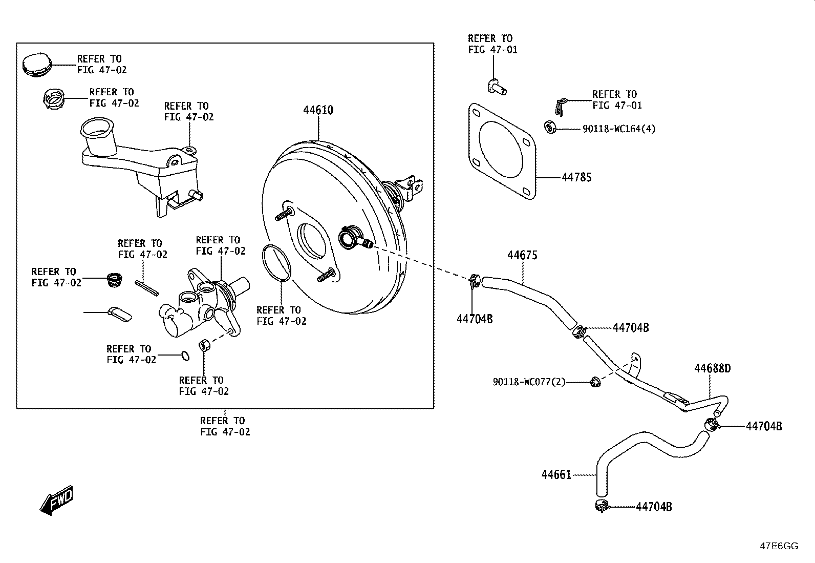 44610-WC034 BOOSTER ASSY, BRAKE product image