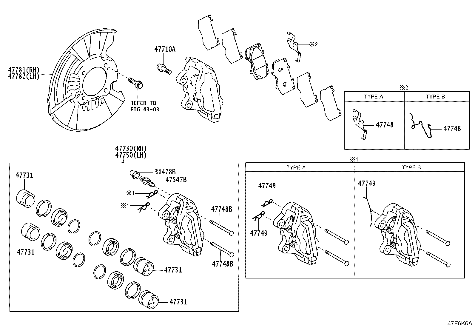 47781-0K330 COVER, DISC BRAKE DUST, FRONT RH product image