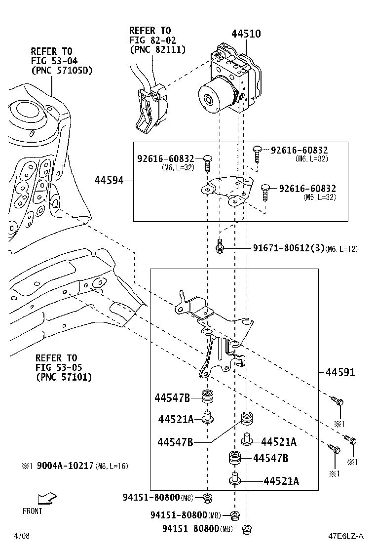 47311-BZ880 TUBE, FRONT BRAKE, NO.1 product image