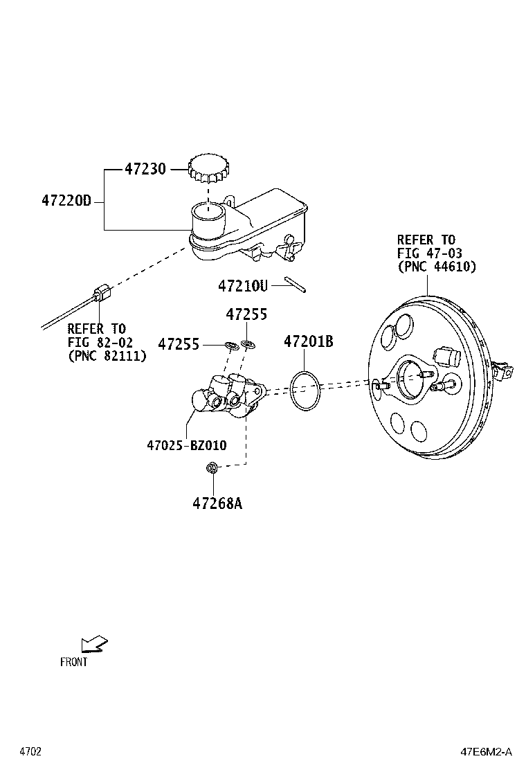 44992-BZ010 PIN, STRAIGHT(FOR BRAKE MASTER CYLINDER) product image
