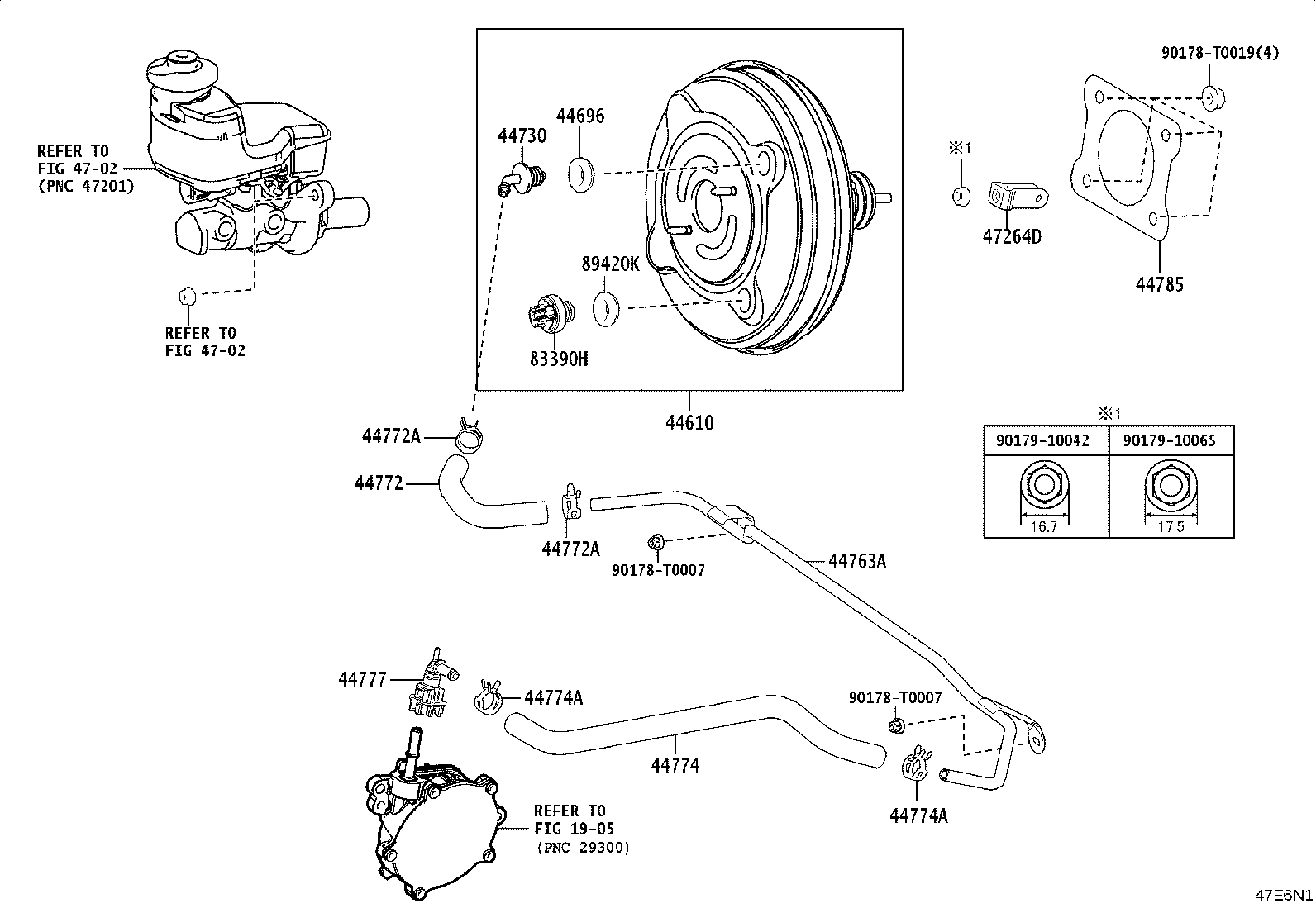 44785-0D040 GASKET, BRAKE BOOSTER product image