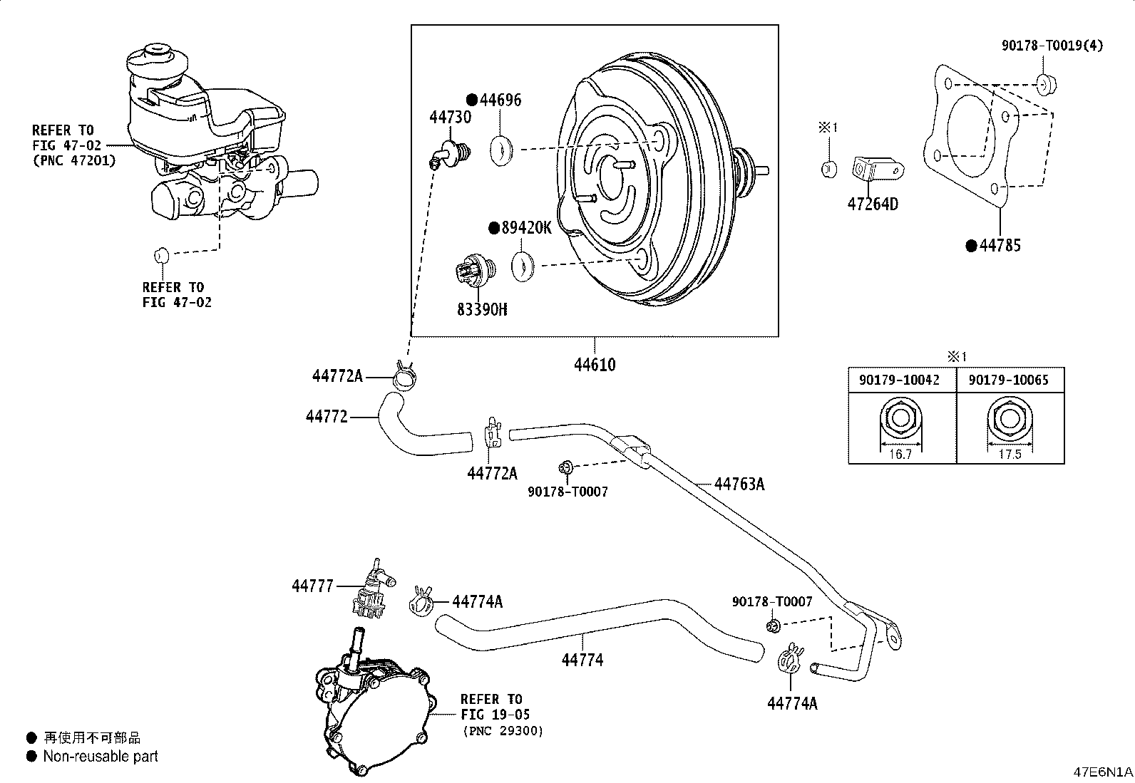 44785-0D040 GASKET, BRAKE BOOSTER product image