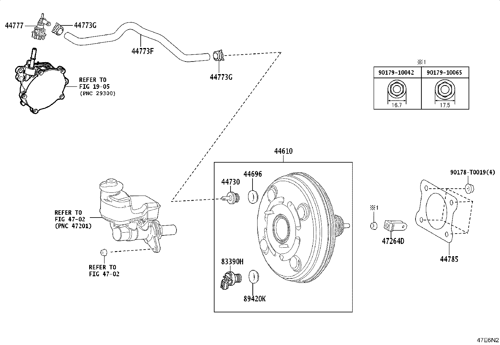 44785-0D040 GASKET, BRAKE BOOSTER product image