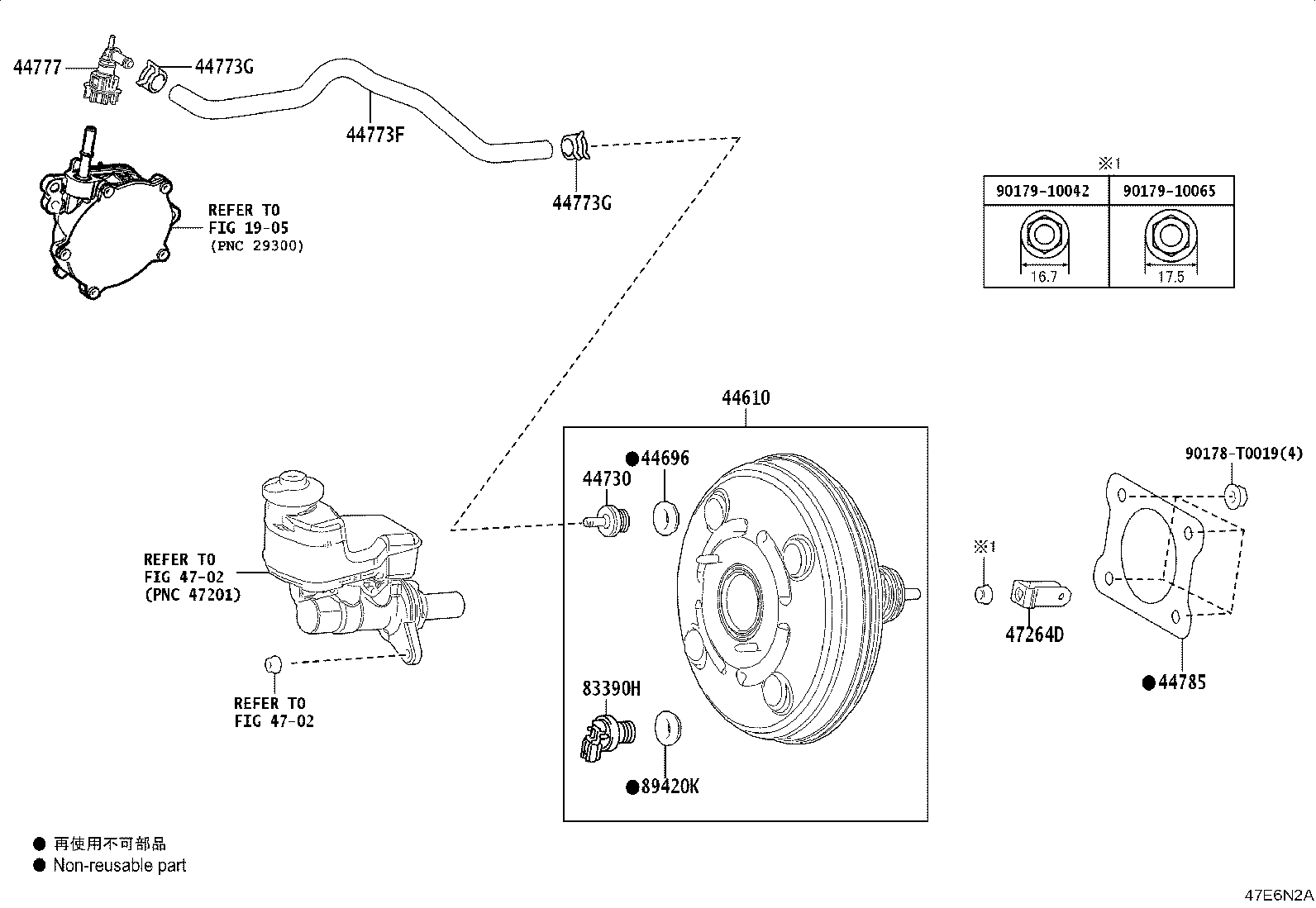 44785-0D040 GASKET, BRAKE BOOSTER product image