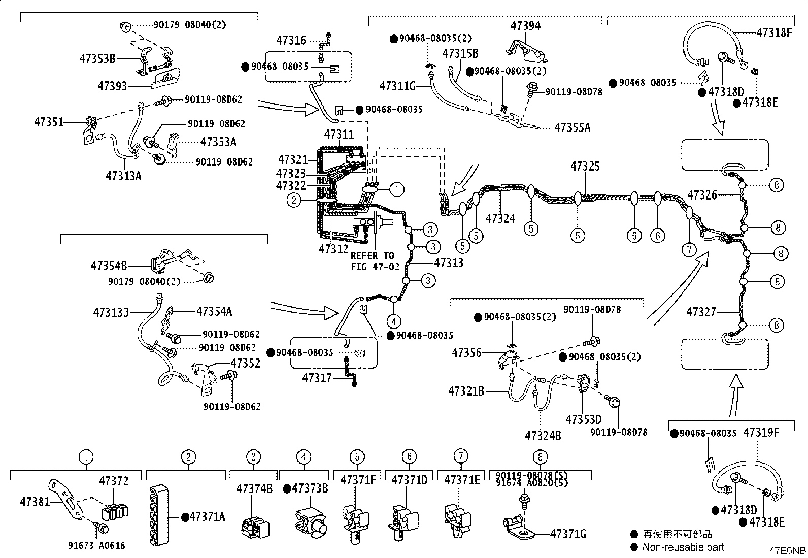 44590-60080 BRACKET ASSY, BRAKE ACTUATOR product image