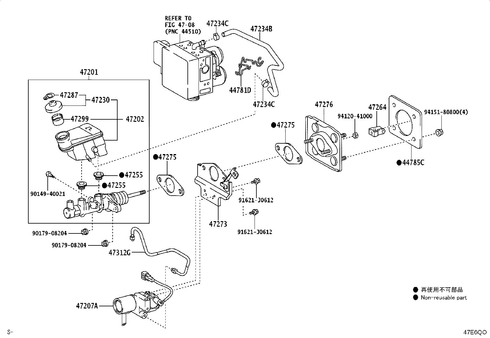 44255-30120 TUBE, BRAKE STROKE SIMULATOR product image