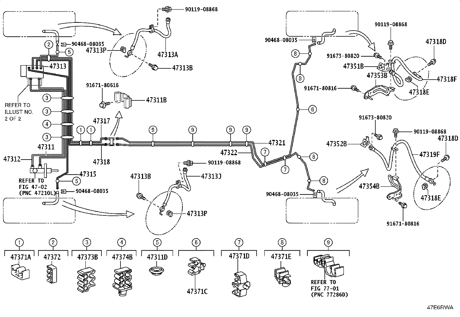 44050-16240 ACTUATOR ASSY, BRAKE product image