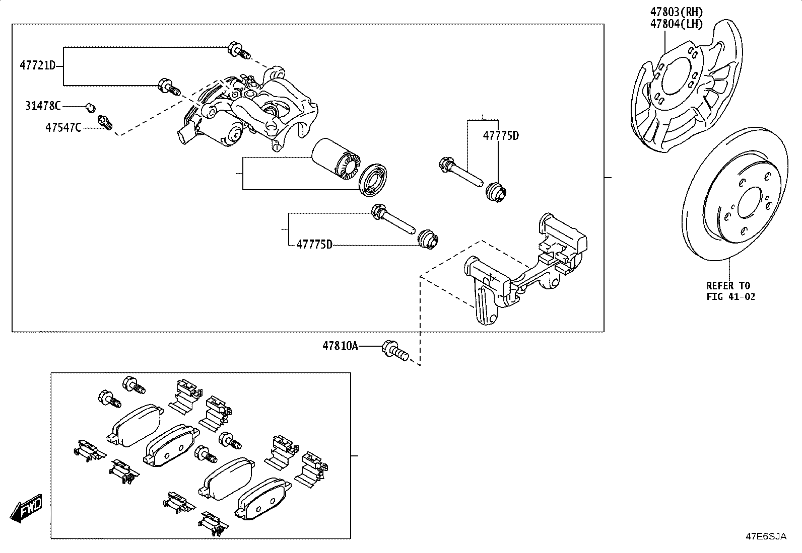 47731-WC011 PISTON, REAR DISC BRAKE product image