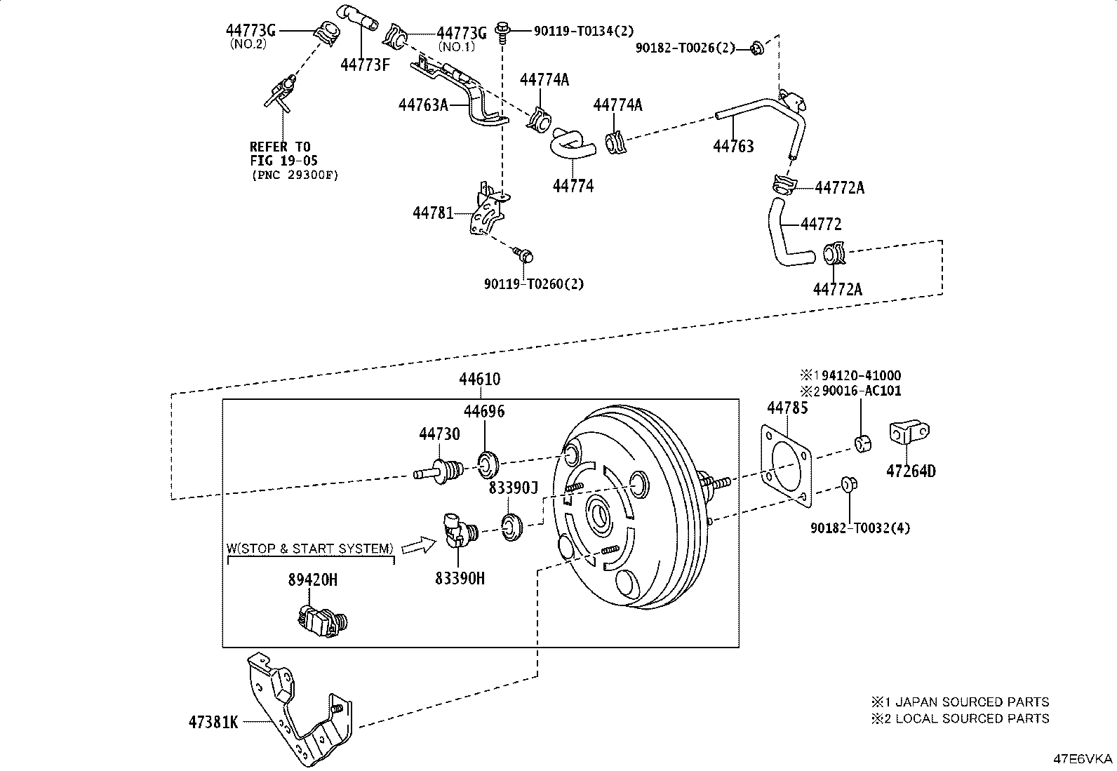 44610-0KB40 BOOSTER ASSY, BRAKE product image