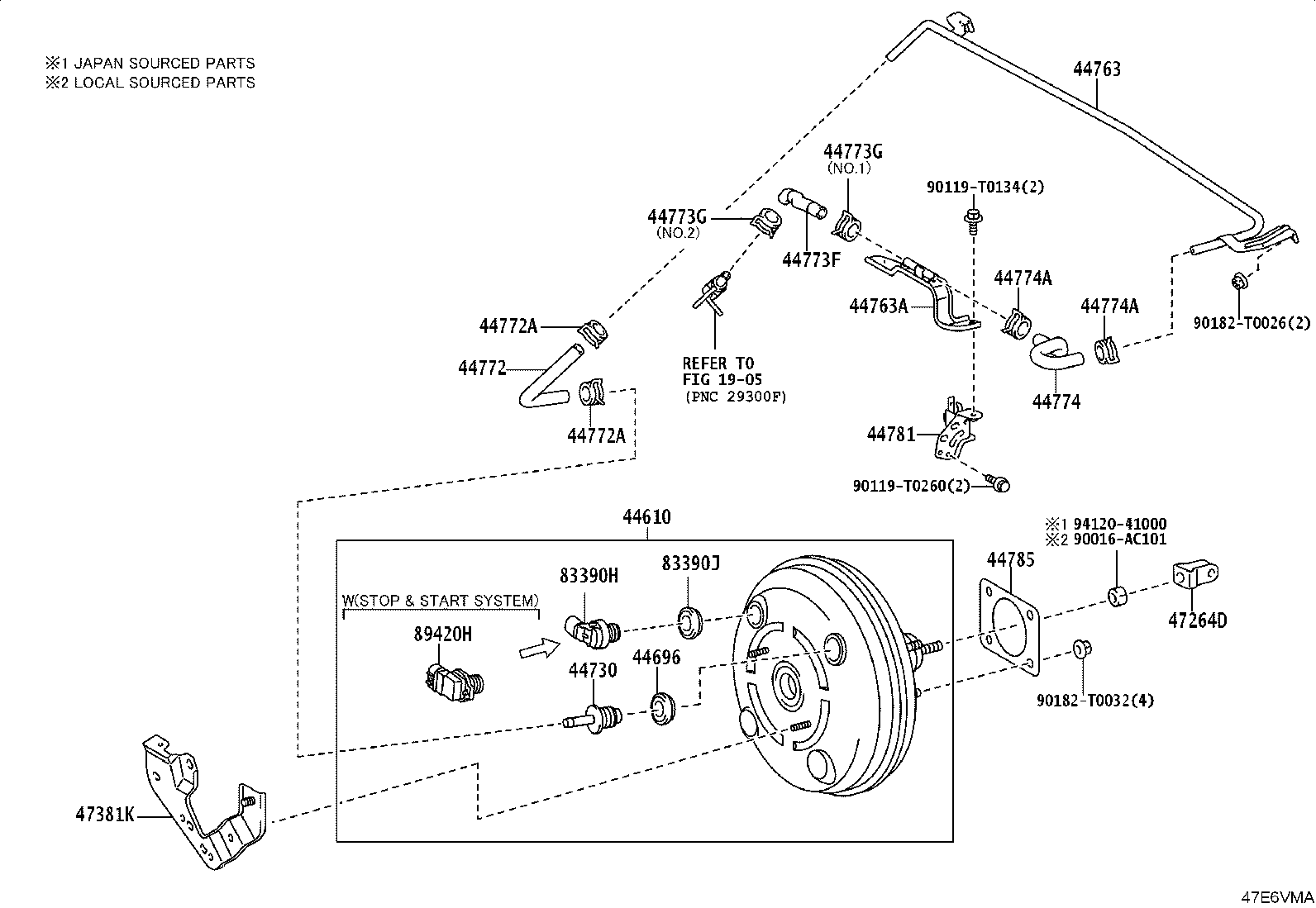 44610-0KB40 BOOSTER ASSY, BRAKE product image