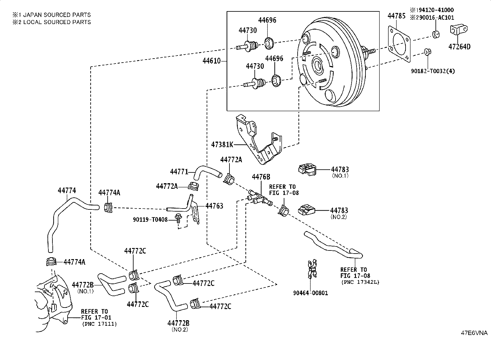 44610-0KB10 BOOSTER ASSY, BRAKE product image