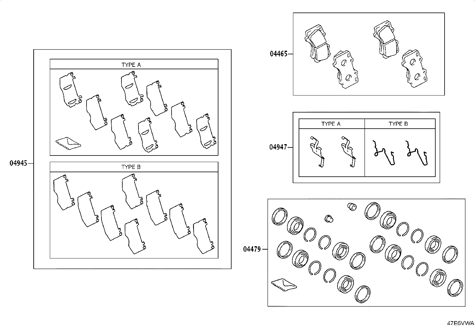 47735-0K470 PIN, W/HOLE(FOR FRONT DISC BRAKE ANTI-RATTLE) product image