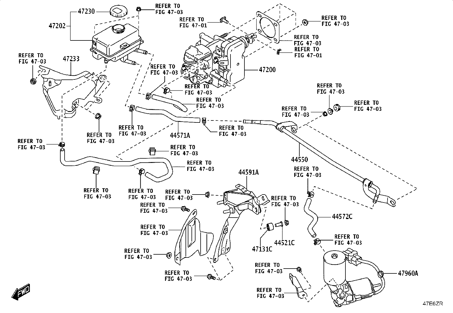 47220-WC022 RESERVOIR ASSY, BRAKE MASTER CYLINDER product image
