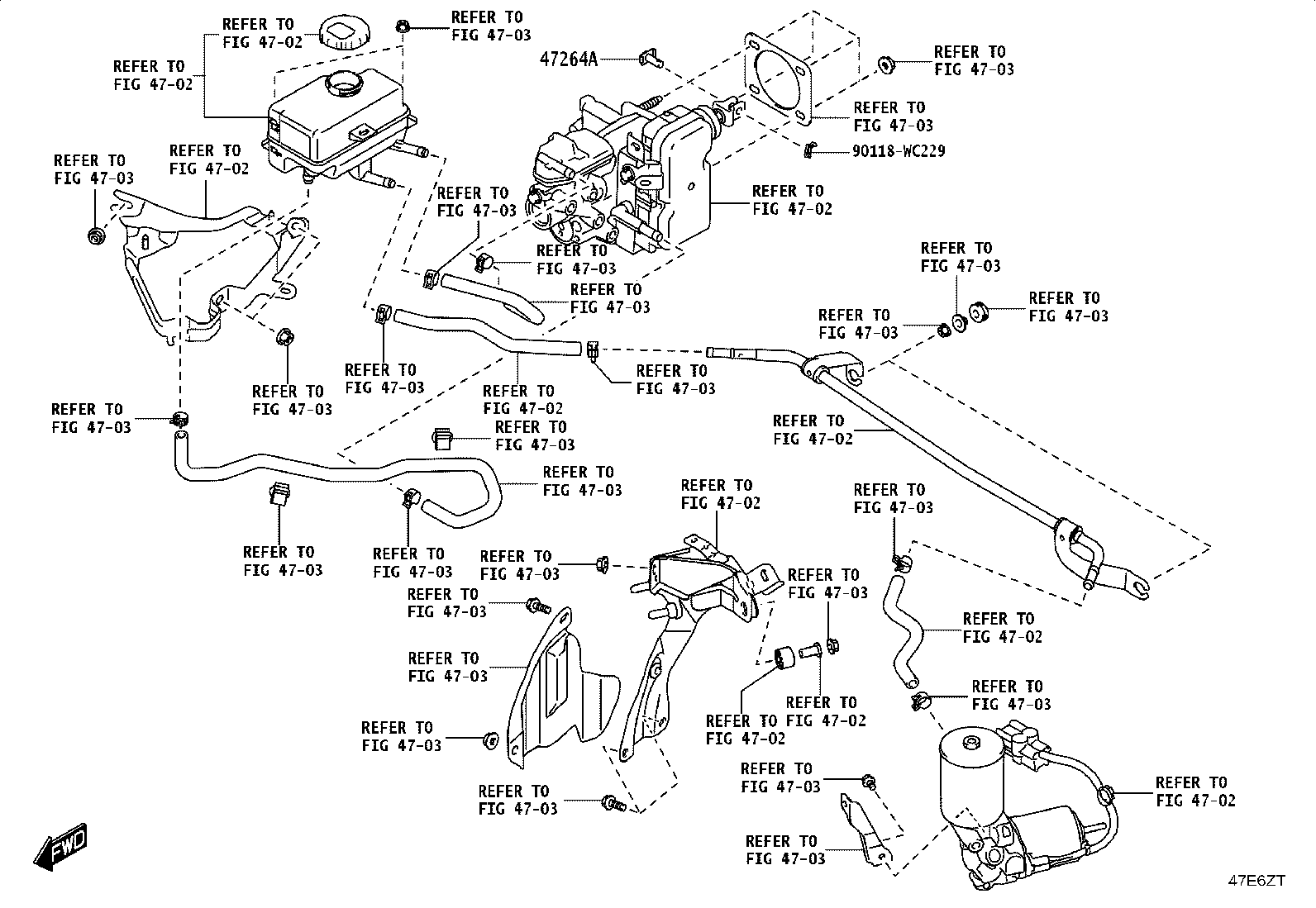 47110-WC010 PEDAL SUB-ASSY, BRAKE product image