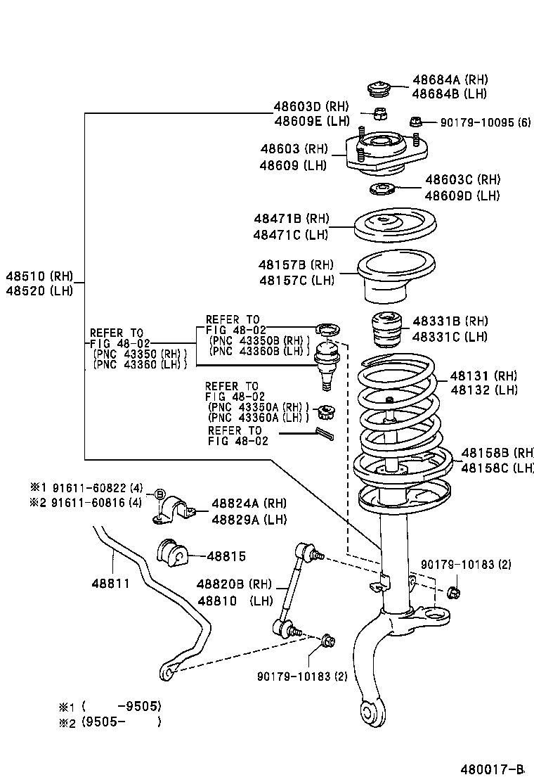 48131-2S720 SPRING, FRONT COIL, RH product image