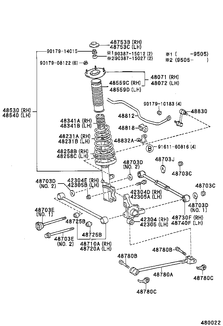 48231-2G491 SPRING, COIL, REAR RH product image