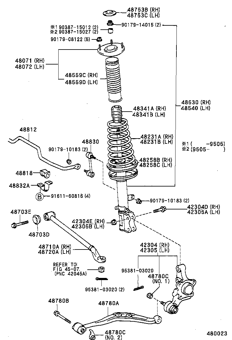 48231-2G360 SPRING, COIL, REAR RH product image