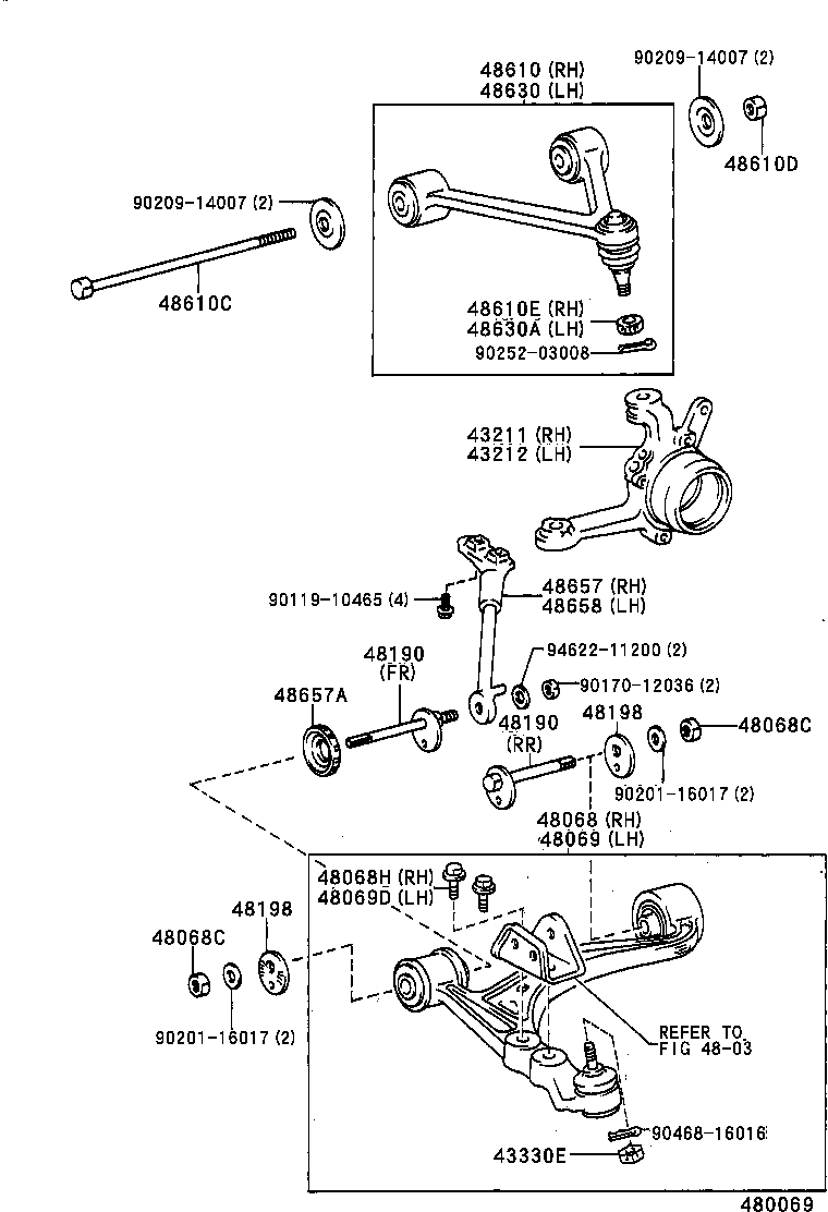 48190-24010 CAM ASSY, CAMBER ADJUST product image