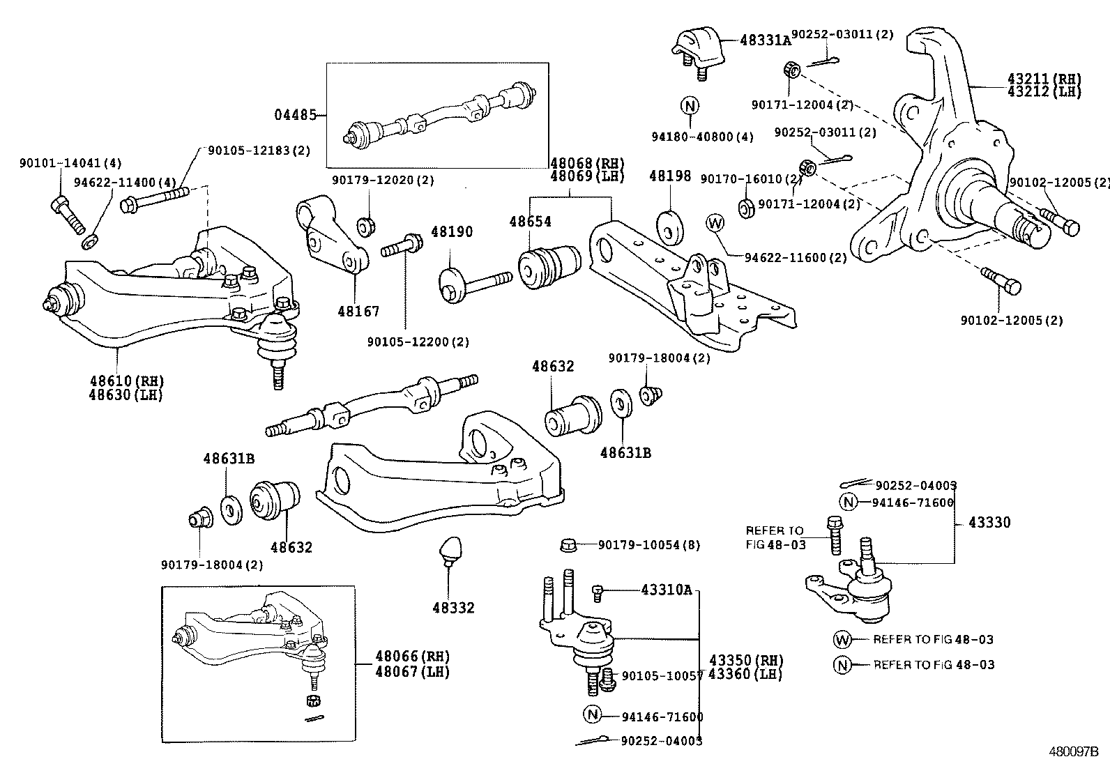 48106-26040 ARM, TORQUE product image