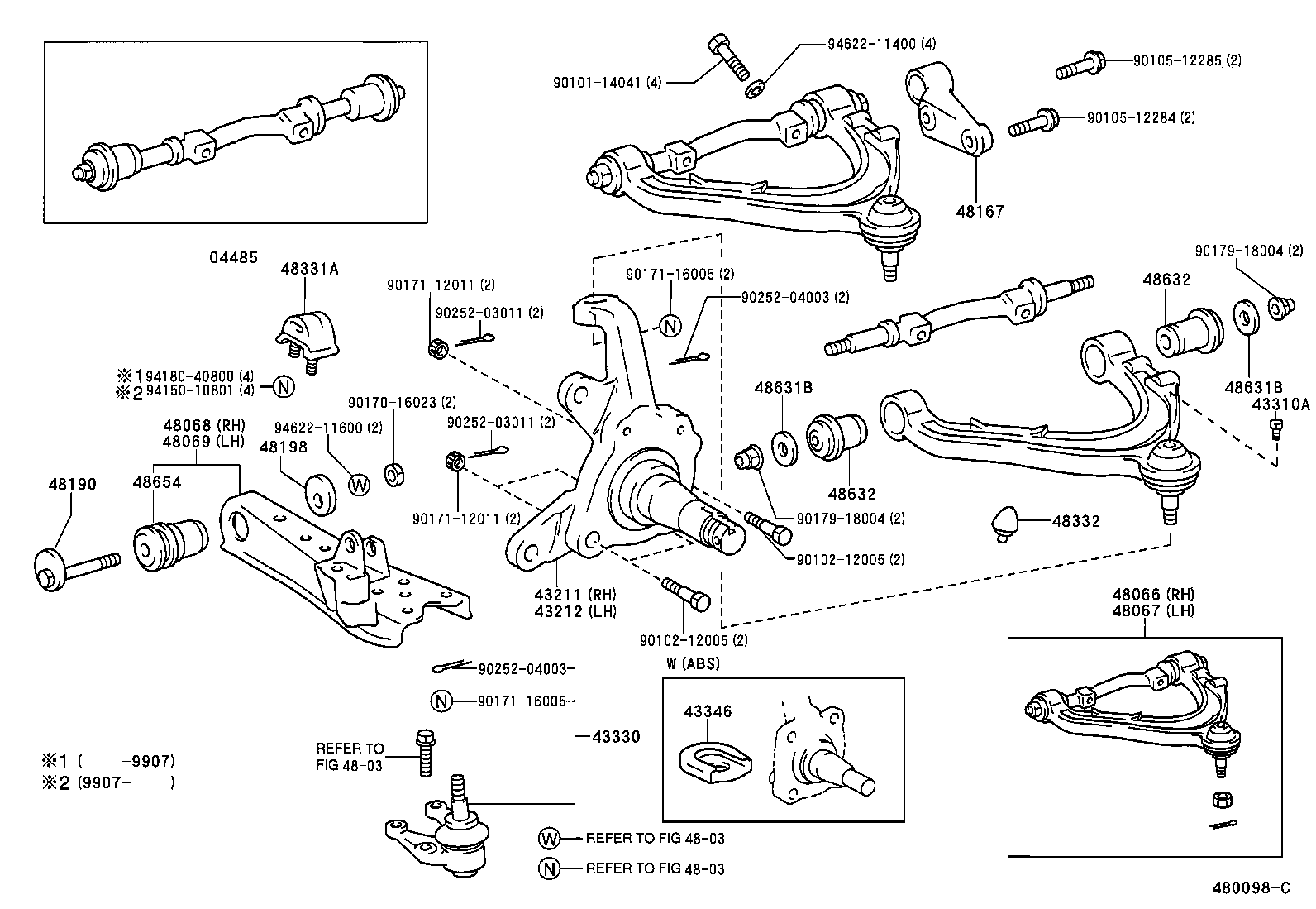 48106-26040 ARM, TORQUE product image