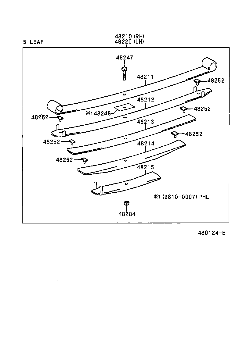 48046-0B010 SEAT SUB-ASSY, SPRING U BOLT, RH product image