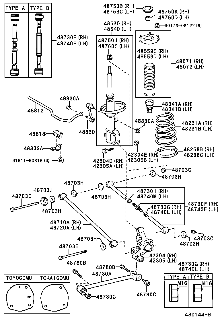 48231-1H050 SPRING, COIL, REAR RH product image