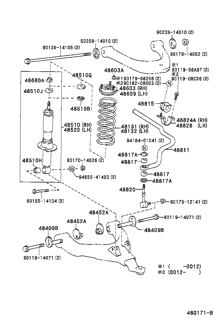 Toyota 48131-35110 SPRING, FRONT COIL, RH