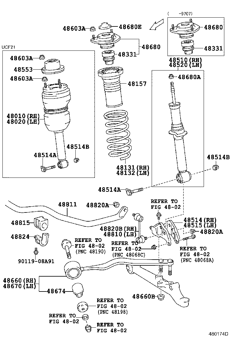 48815-50120 BUSH, FRONT STABILIZER BAR, NO.1 product image