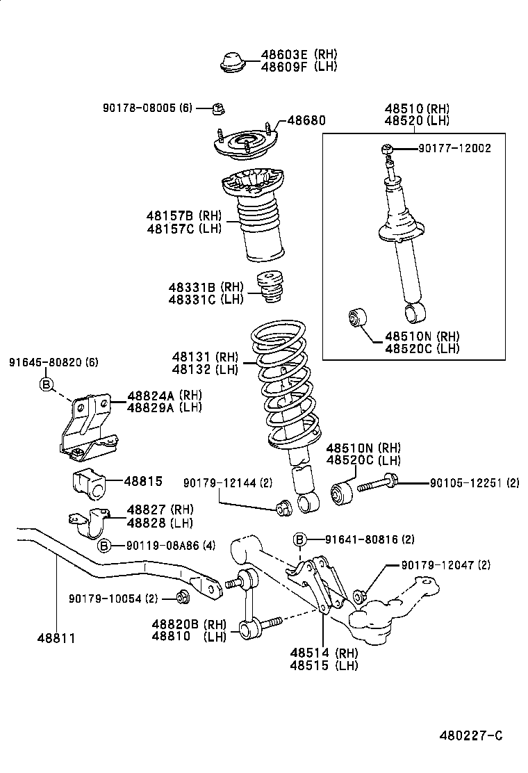 48131-3A130 SPRING, FRONT COIL, RH product image