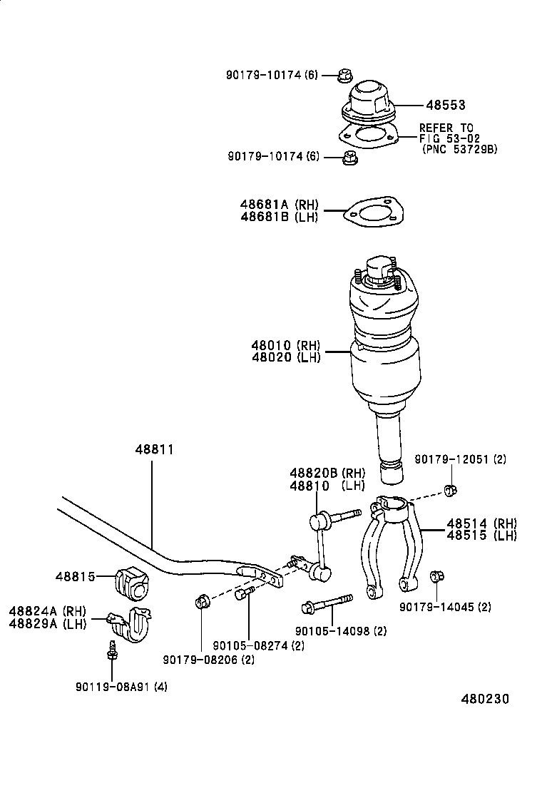 48131-3A060 SPRING, FRONT COIL, LH product image