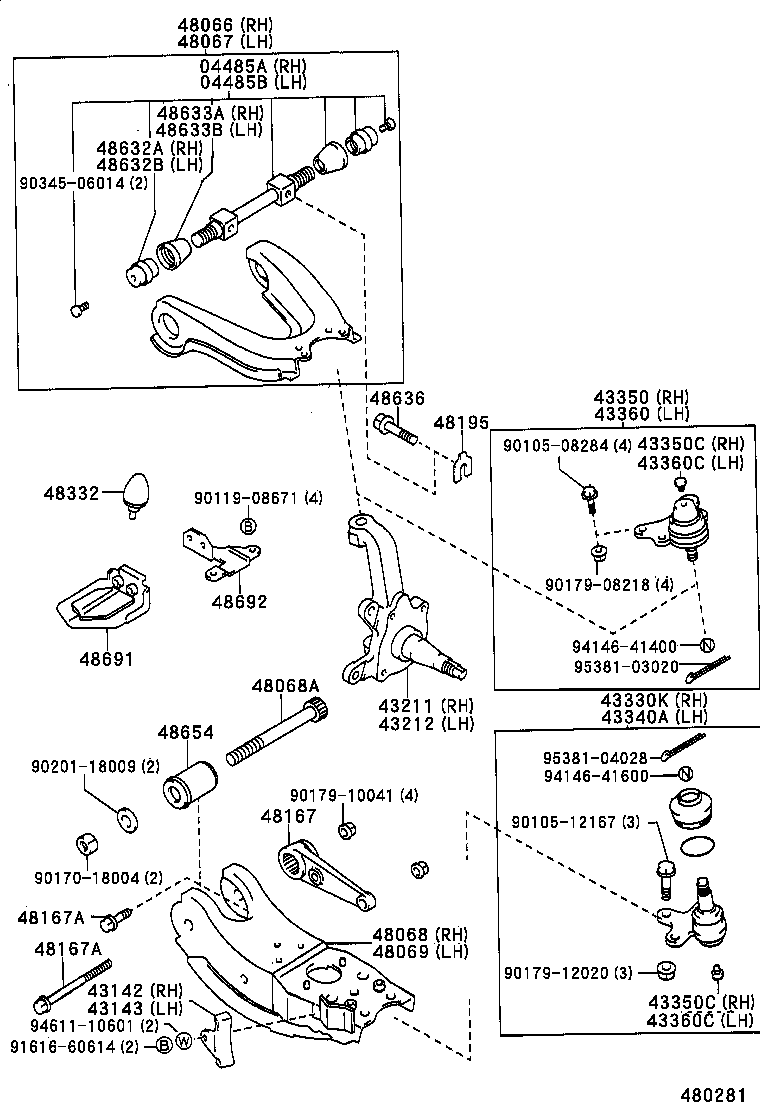 48332-04010 BUMPER, FRONT SPRING, NO.2 product image