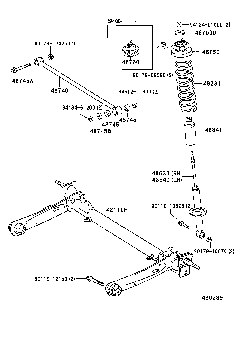 48231-10261 SPRING, COIL, REAR product image