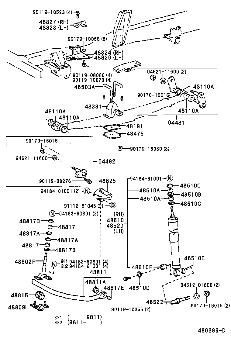 48101-3B122 LEAF, FRONT SPRING, NO.1 product image