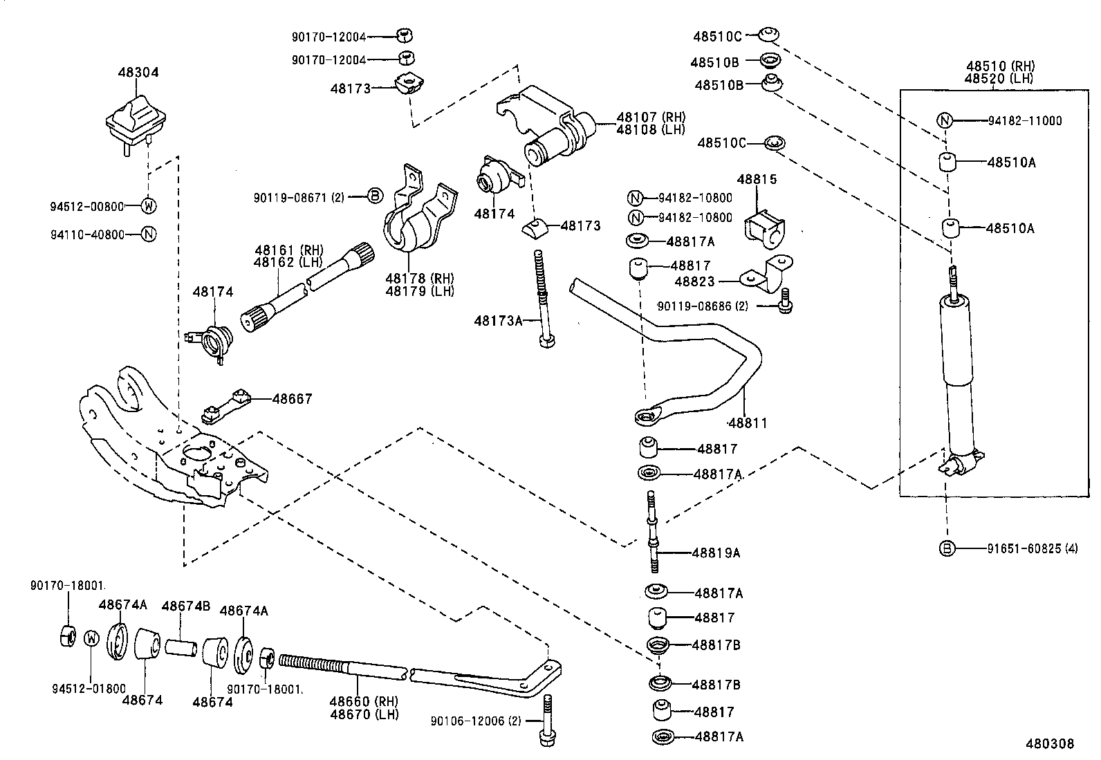 48102-35220 LEAF, FRONT SPRING, NO.2 product image