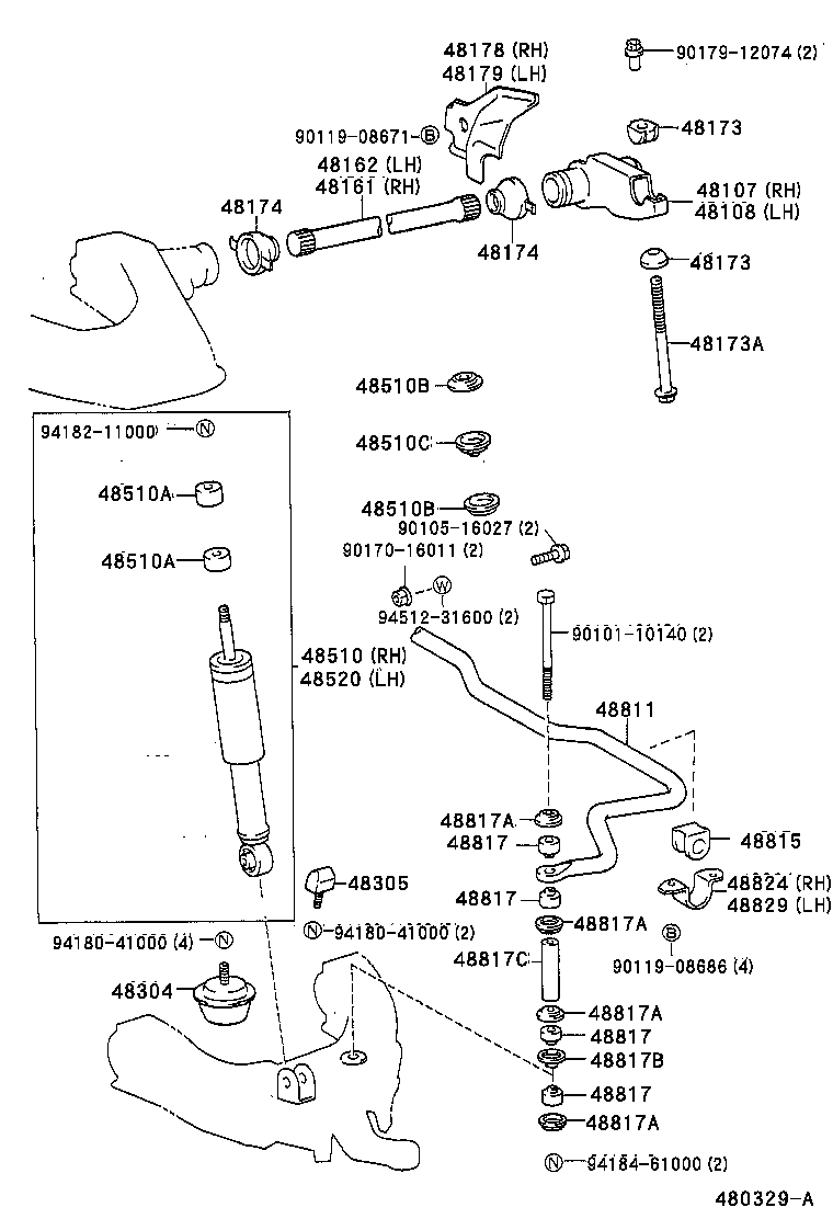 48103-35220 LEAF, FRONT SPRING, NO.3 product image