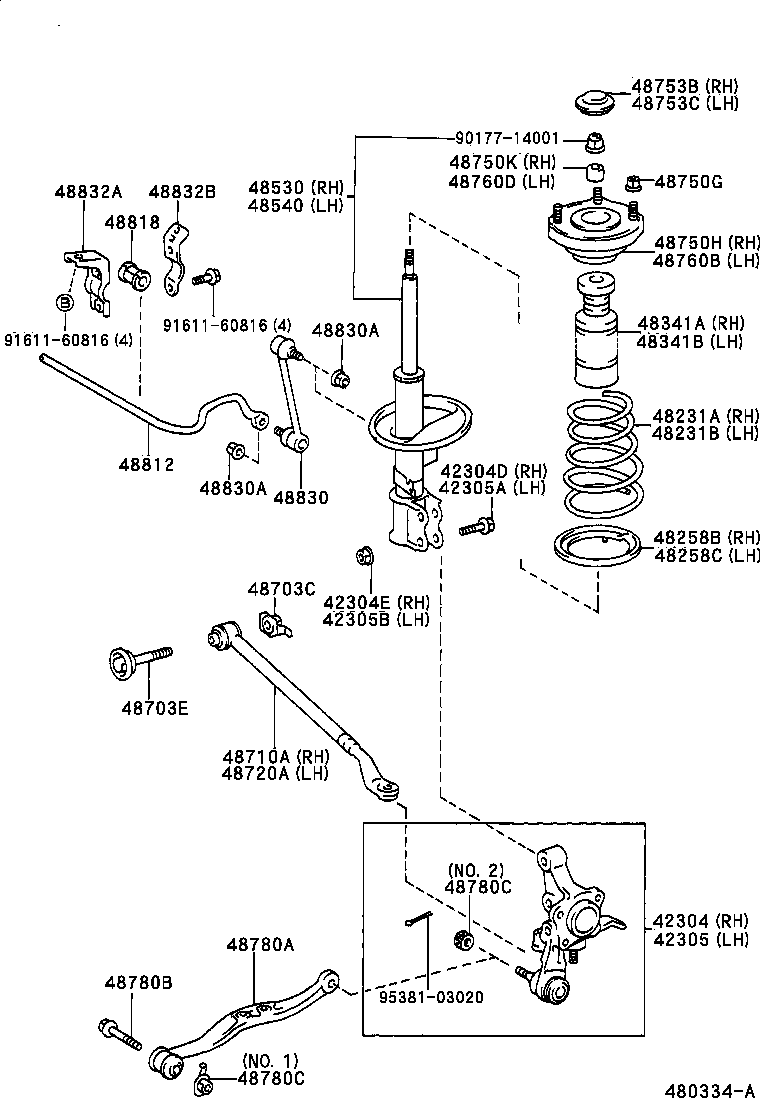 48231-3H120 SPRING, COIL, REAR RH product image