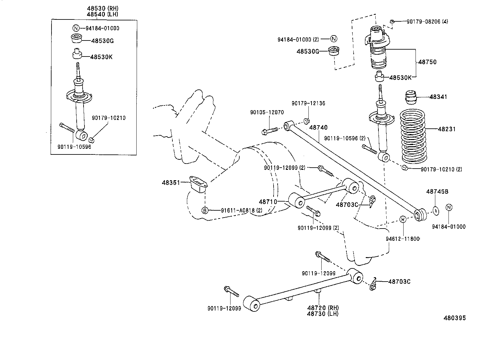 48231-10330 SPRING, COIL, REAR product image