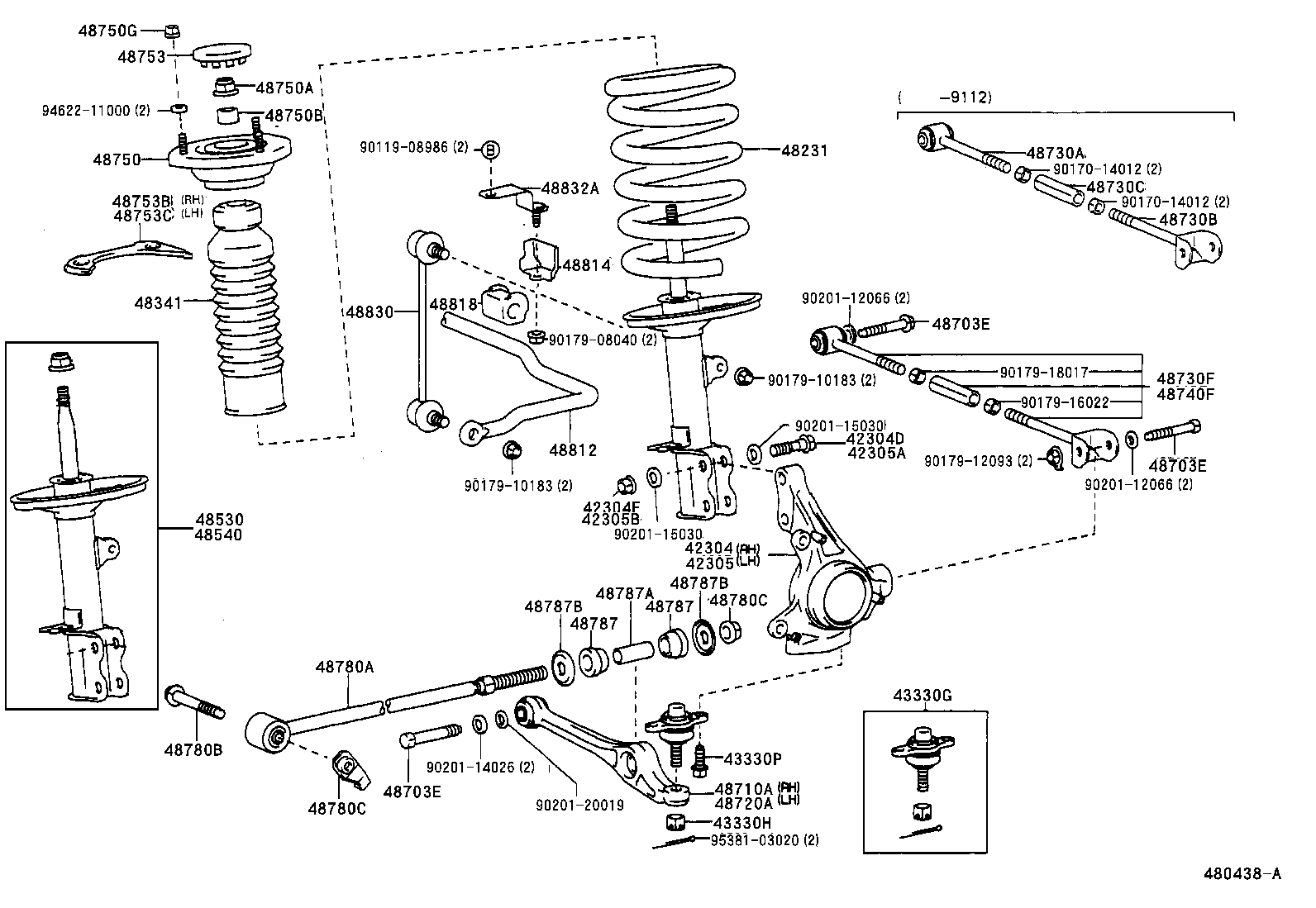 90101-12169 BOLT(FOR REAR SUSPENSION ARM) product image