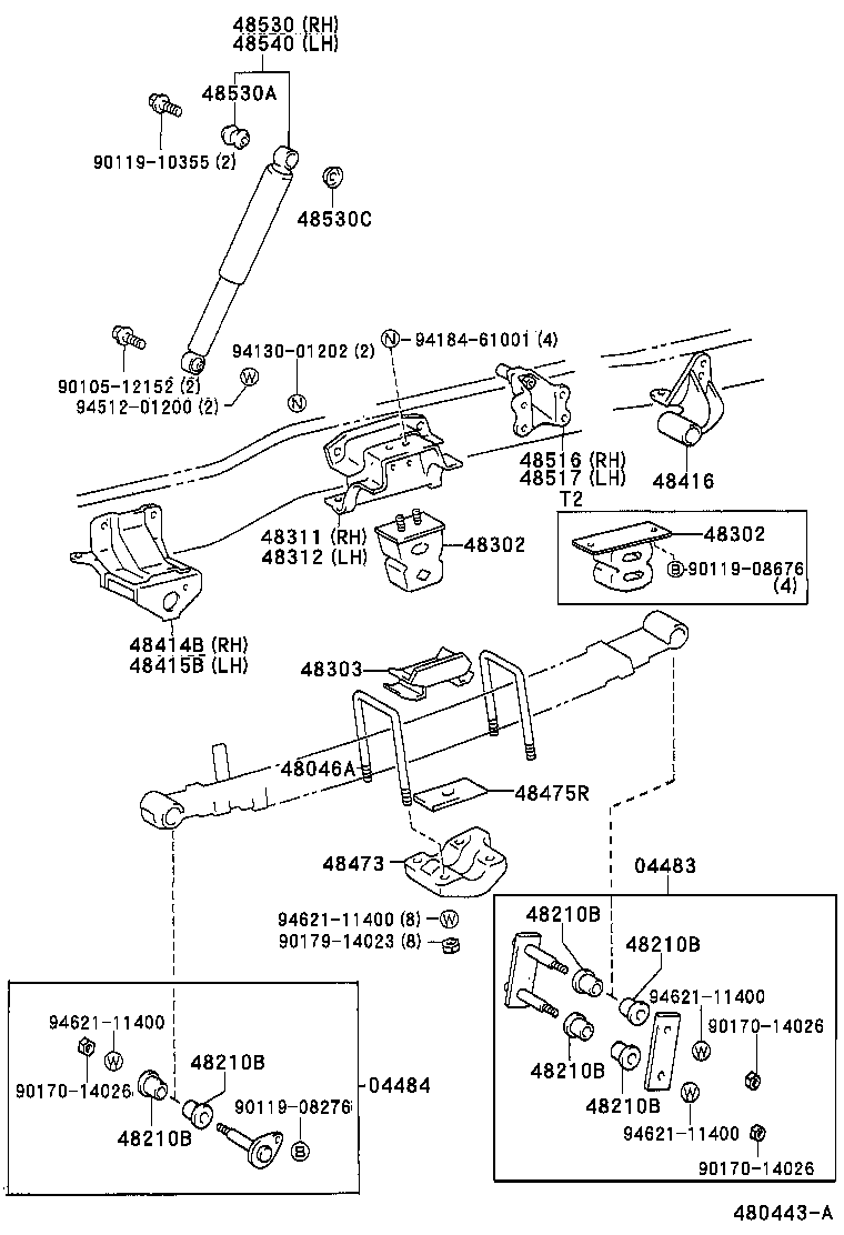 48215-2E080 LEAF, REAR SPRING, NO.5 product image