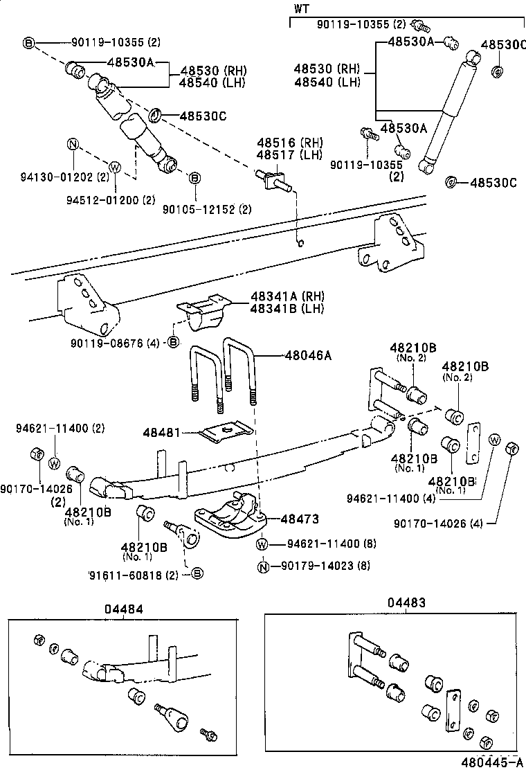 48215-2E080 LEAF, REAR SPRING, NO.5 product image