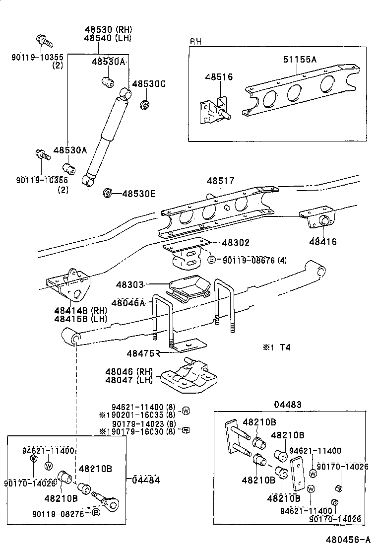 48215-2E080 LEAF, REAR SPRING, NO.5 product image