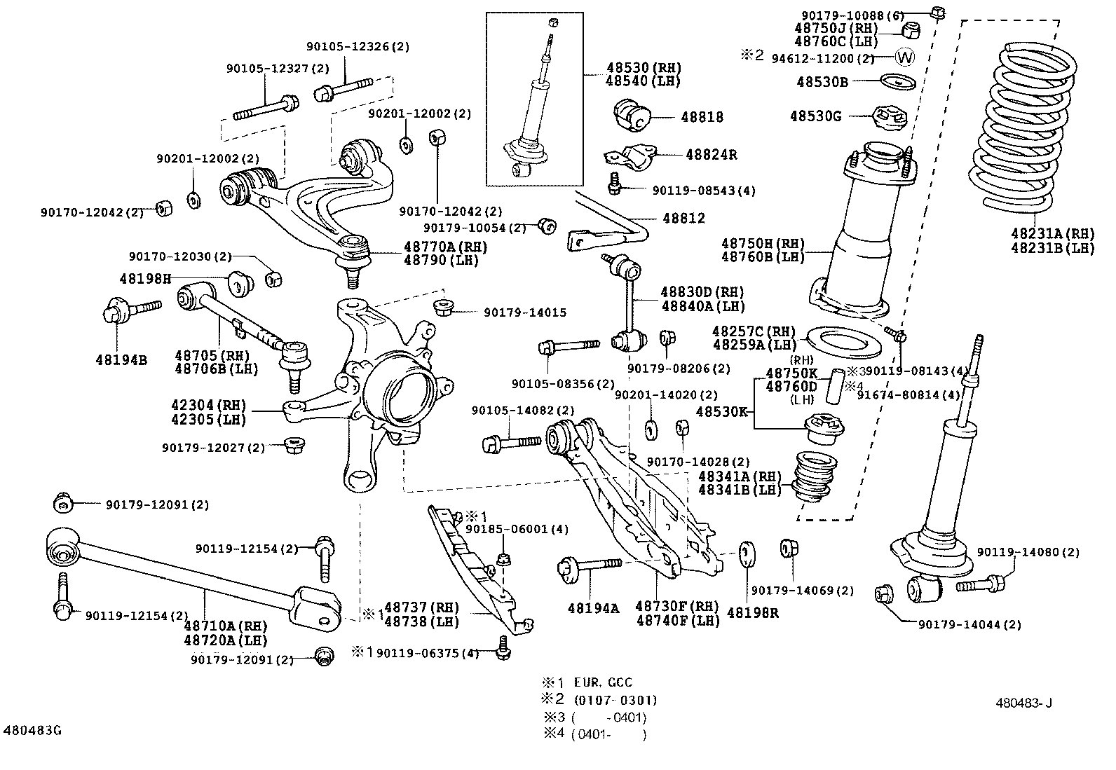 48198-30070 CAM, CAMBER ADJUST, NO.2 product image