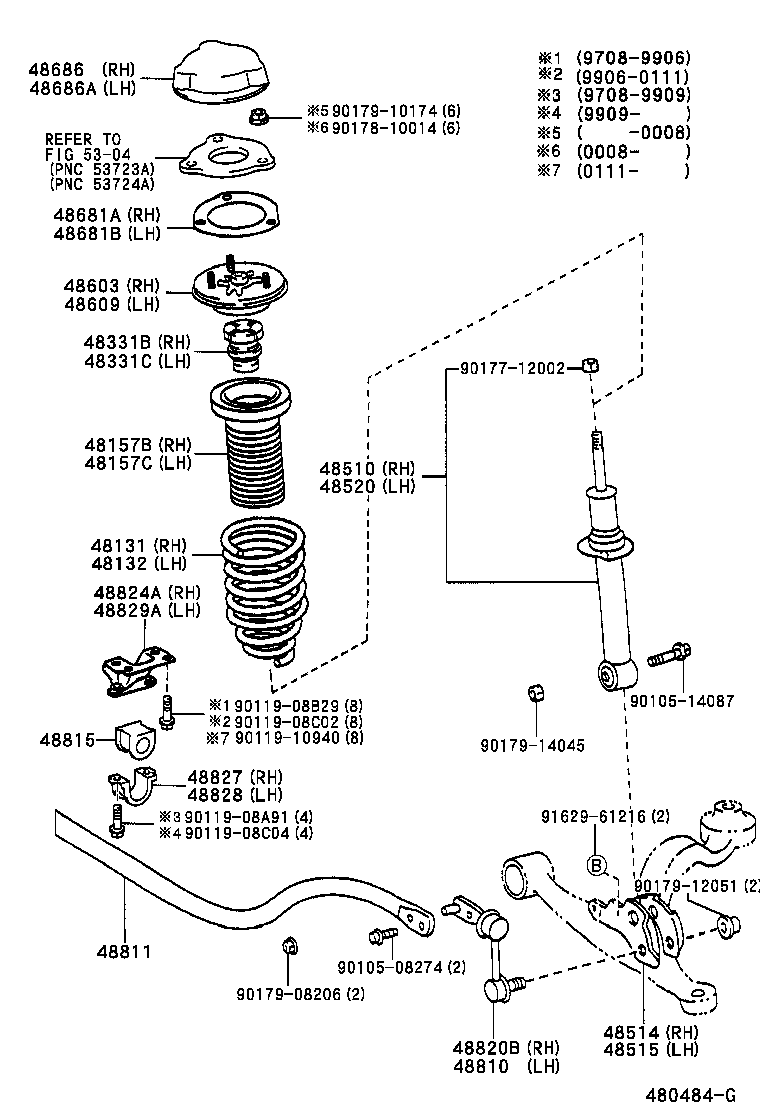 Toyota 48131-3A441 SPRING, FRONT COIL, RH