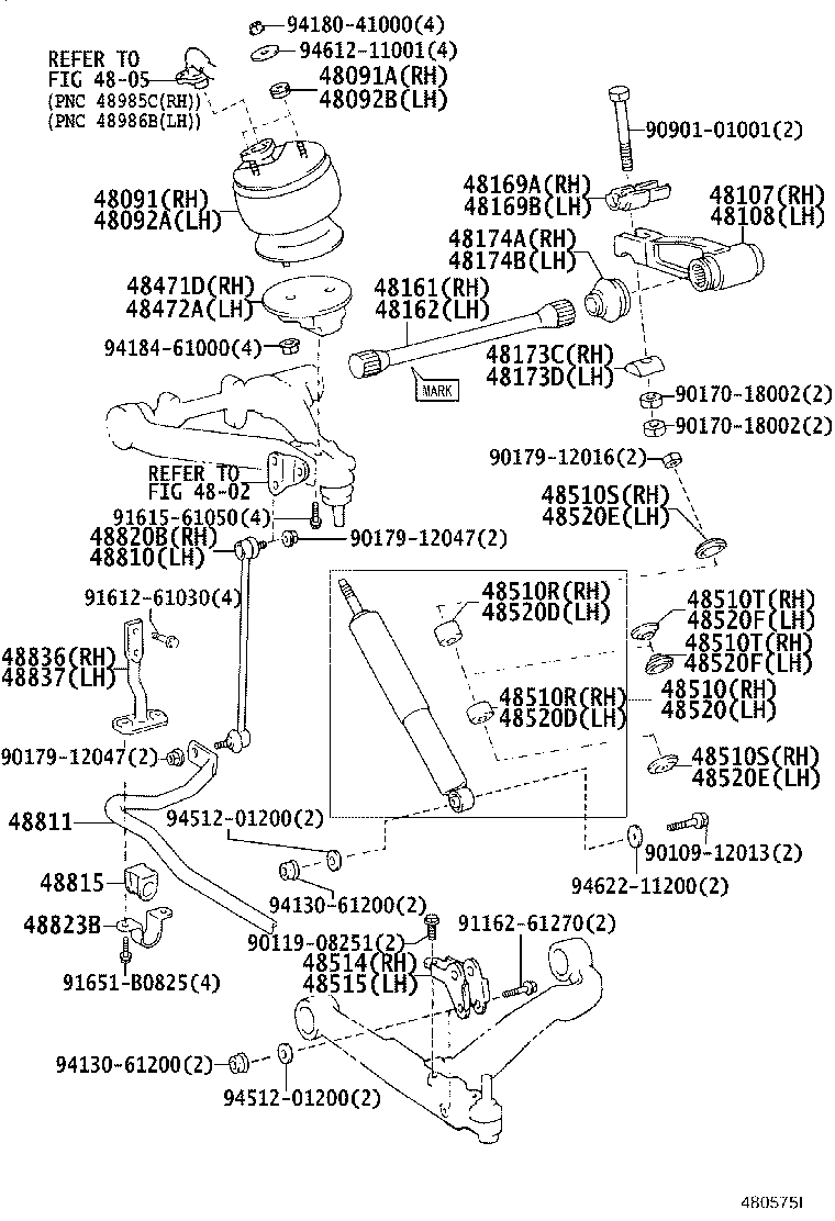 48161-36080 SPRING, TORSION BAR, RH product image