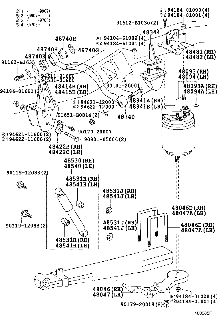 48031-36150 LEAF, REAR SPRING, NO.1 product image